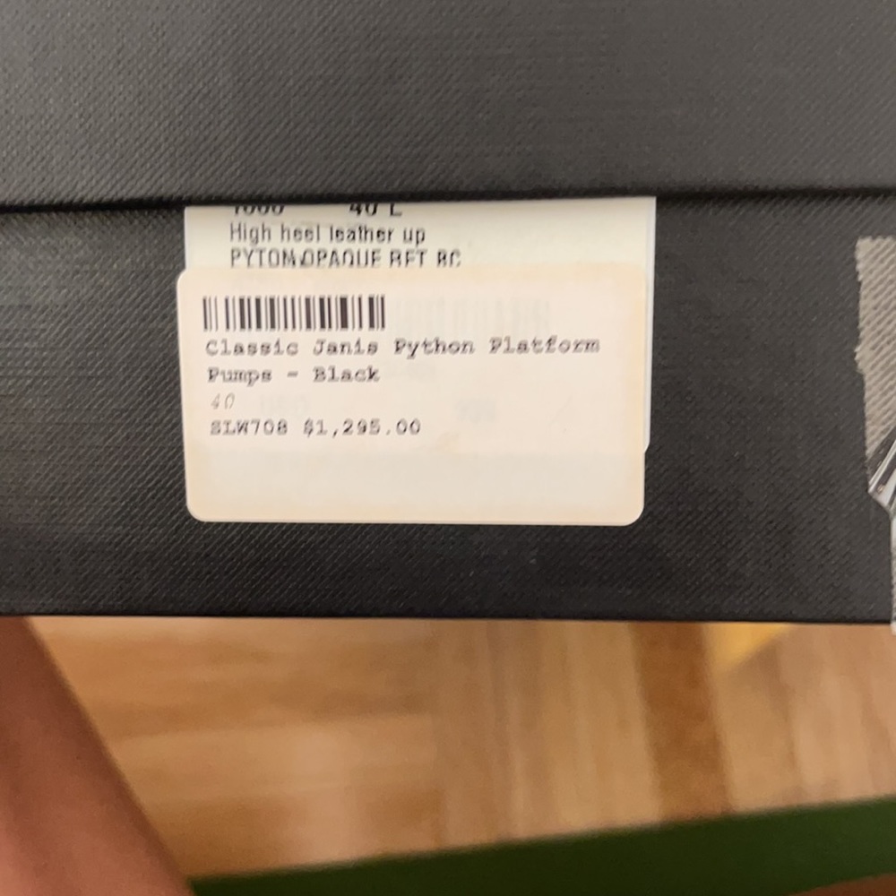 Saint Laurent Classic Janis Python Platform Pumps - image 8
